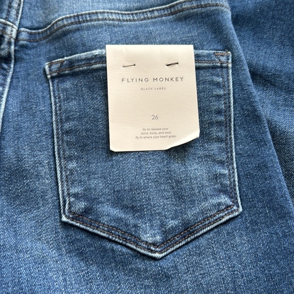 NWT- Flying Monkey - Jeans Size 26–High Rise - Picture 7 of 8